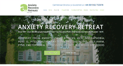 Desktop Screenshot of anxietyrecoveryretreat.com